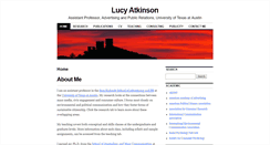 Desktop Screenshot of lucyatkinson.com