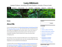 Tablet Screenshot of lucyatkinson.com